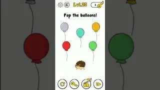 Trick Me Level 25 pop the balloons.