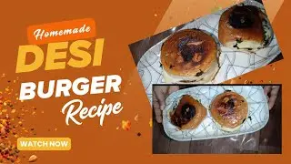 Street style burger 🍔/ Desi burger/ tawa burger 😋( Homemade) #food #recipe 