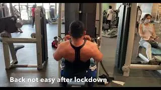 Workout after lockdown backday