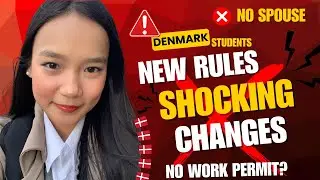 Denmark Bans Student Work in 2025! | New Visa Rules Explained🇩🇰💔