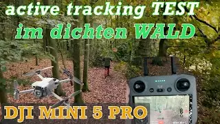 DJI MINI 5 PRO | Active tracking Test im dichten WALD