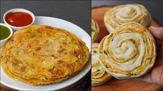 Aloo Vegetable Laccha Paratha Recipe | Layered Vegetable Paratha Recipe | Delicious Paratha Recipe