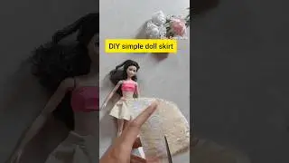 How to make simple doll skirt and top