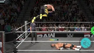 Playing WWE 2K25: Netflix Edition Mobile Logan Paul Vs La Knight Singles Match Gameplay|