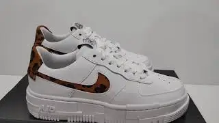 Quick Look : Nike Air Force 1 Pixel SE White Leopard Animal Print