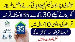 Khushhali Apna Makaan Scheme 2025 | Home Loan up to 35 Lakh | Low Markup 5% to 8%