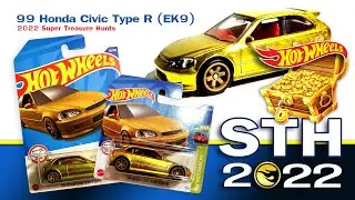 @Hot Wheels 99 Honda Civic Type R EK9 Super Treasure Hunt 2022
