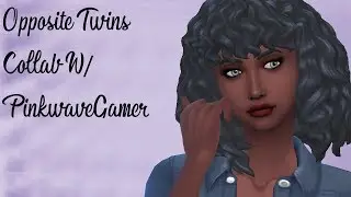 Opposite Twins! | The Sims 4: Create a Sim Collab w/ PinkwaveGamer