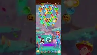 BUBBLE WITCH 3 SAGA LEVEL 4348 ~ No boosters, no cats, no hats