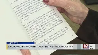 Author writes book encouraging young women to enter space industry.| News 19 at 4 p.m.