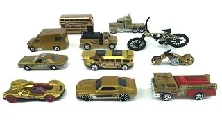 Learn Gold Color Street Vehicles Names & Sounds For Preschool Kids Video | Smiley Face Learning