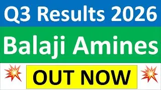 Balaji Amines q3 results 2026 | Balaji Amines results today | Balaji Amines Share latest News today