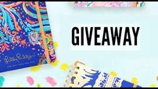 LILLY PULITZER AGENDA GIVEAWAY  || BACK TO SCHOOL
