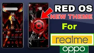 Realme Red OS New THEME | ColorOS 6 THEME | New Charging Animation, Icons | Manaul Link 🔥🔥