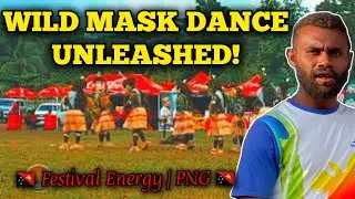 Epic Baining Mask Dance Explodes with Energy! | Gaulim Tribe at PNG's Tolai Warwagira 🇵🇬