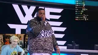xQc DIES LAUGHING at DJ Khaled&rsquo;s Overwatch League Performance