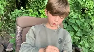 LEIGHTON’S first vlog 1  target fish @TomMakerAngling @fox_international @StickyBaitsTV