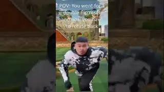 POV you went for a double flip reset