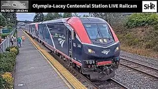 Olympia-Lacey Centennial Station Live Railcam - Olympia-Lacey, Washington #steelhighway