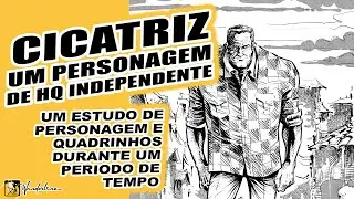cicatriz um personagem de hq independente #tempodearte #quadrinhosindependentes #personagem #estudos