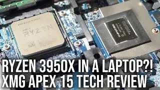 XMG Apex 15 Review: Ryzen 9 3950X 16-Core POWER In A Laptop - Insanity, But It Works!