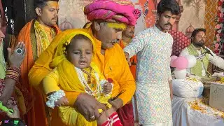 Day 4 // श्रीमथ भागवत कथा कृष्ण जन्म ऑत्साब 🥰 Vlog 