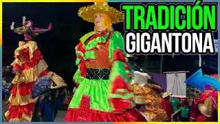Gigantona Enano Montado y Enano  Cabezón