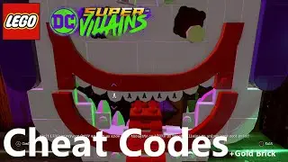 LEGO DC SUPER-VILLAINS Walkthrough Gameplay No Commentary - All Cheat Codes + A Gold Brick
