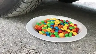 COMPILATION 4k | - CRUSHING Crunchy & Soft Things by CAR! ⚠️ - Experiment Car Vs M&M's, Pepsi