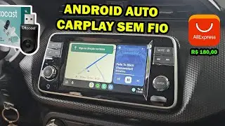 COMO TRANSFORMAR A MULTIMIDIA DO SEU CARRO ANDROID AUTO E APPLE CARPLAY SEM FIO !!!