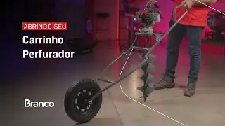 Abrindo seu Carrinho para Perfurador de Solo da Branco