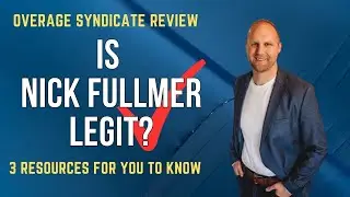 Overage Syndicate Review: Is Nick Fullmer Legit? 3 Resources For You To Know