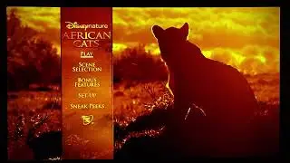 African Cats 2011 DVD Menu Walkthrough 