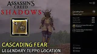 Assassins Creed Shadows - Cascading Fear - Legendary Teppo Location (Best early Game Teppo)