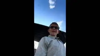 going golfing and on golf cart ￼