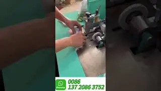 Sponge edge triming machine for shoe's backcounter production.