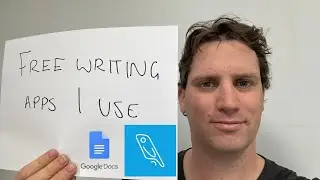vlog 002: FREE writing apps I USE