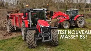 💪 NOUVEAU MASSEY 8S à l'EPANDAGE / TEST & AVIS avec l'ETA Julliard ! 🎬🙋‍♂️