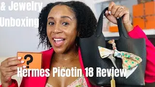 HERMES PICOTIN 18 REVIEW & JEWELRY UNBOXING: Features, Pros & Cons, What fits inside, Try On