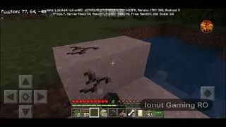 Ma joc minecraft singl player (lume lui Ionut am pus ceamuri la casa!!).