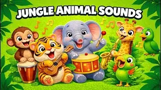 Jungle Animal Sounds Song &ndash; Learn Roar, Ribbit, Squawk & More!