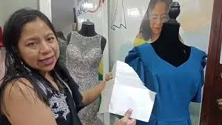 Como transformar una manga base a una manga bombacha.