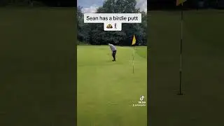 Sean's got a birdie opportunity 💩 🏌️&zwj;♂️ #sheetgolfer #getintheregolf #birdie #onthegreen