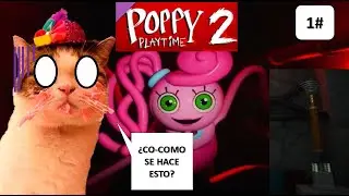 Capitán Gato juega poppyplay time capitulo 2| 1#| Capitán Noob vs el miedo