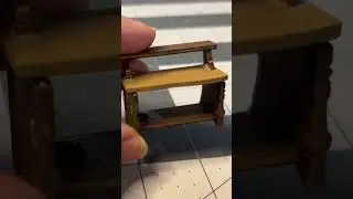 Crafting a Cute Little Side Table for a Miniature Magic Garden | Flever Dollhouse Miniature DIY Kit
