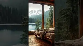 Cozy Forest Rain 🌧️ Thunder & Wind for Deep Relaxation