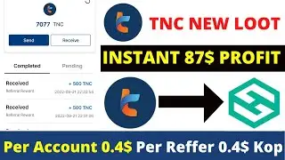 😲Real Research New Loot । Instsnt 87$ Profit🤑। Tnc Withdraw । Today Instant Payment। Crypto Loot ।