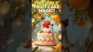 Tiny Girls Bake a Giant Fruit Cake 🍓🥭 | Miniature Dessert Adventure