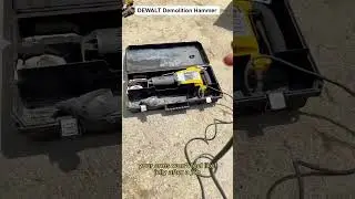 This DEWALT Demolition Hammer Is a Concrete Killing Machine! 💥  SDS MAX Review