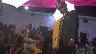 Indian Village Bagheli Shadi Pintu Sang Sonam Ka Vivah Barat Nikashi & Jaymala #shadivivah